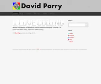 Davidparry.com(David Parry) Screenshot