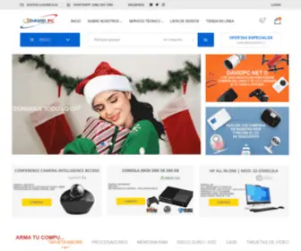 Davidpc.net(TIENDA DE COMPUTADORAS DE ESCRITORIO BUENAS Y ECONÓMICAS) Screenshot