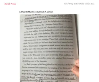 Davidpress.net(David Press) Screenshot