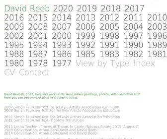 Davidreeb.com(David Reeb) Screenshot