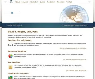 DavidrogerscPa.com(Rogers, CPA, PLLC) Screenshot