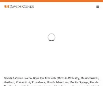 Davids-Cohen.com(Wellesley Massachusetts Law Firm) Screenshot