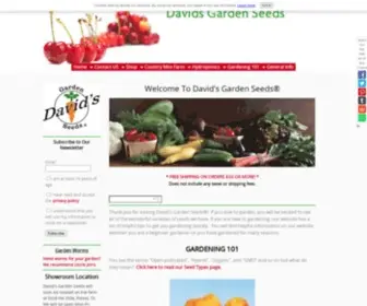Davids-Garden-Seeds-AND-Products.com(Davids Garden Seeds AND Products) Screenshot