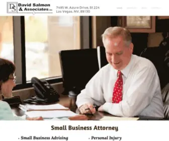 Davidsalmonlaw.com(David Salmon) Screenshot