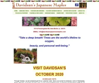 Davidsansjapanesemaples.com(Davidsans Japanese Maples) Screenshot