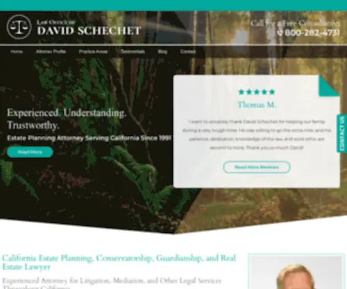 Davidschechetlaw.com(Los Angeles Law Firm) Screenshot