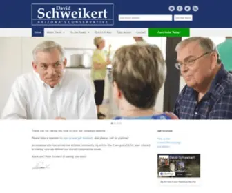 Davidschweikert.com(Friends of David Schweikert) Screenshot