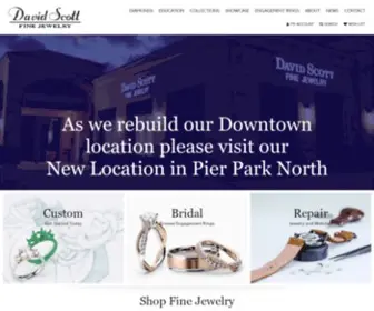 Davidscottjewelry.com(David Scott Fine Jewelry) Screenshot