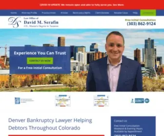 Davidserafinlaw.com(Denver Bankruptcy Lawyer) Screenshot