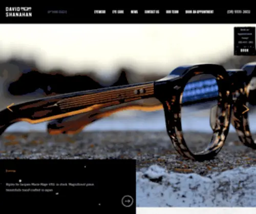 Davidshanahan.com.au(Glasses & Eye Test Fremantle) Screenshot