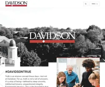 Davidson.edu(Davidson College) Screenshot