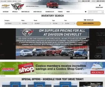 Davidsonchevrolet.com(Davidson Chevrolet) Screenshot