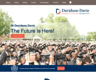 Davidsondaviefoundation.org(Davidson County Community College Foundation Davidson County Community College Foundation) Screenshot