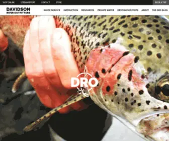 Davidsonflyfishing.com(Davidson River Outfitters) Screenshot