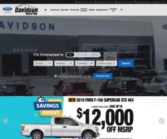 Davidsonfordclay.com Screenshot