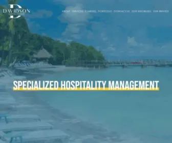 Davidsonhospitality.com(Hospitality Management Company) Screenshot