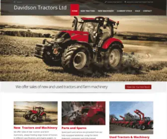 Davidsonstractors.co.uk(New & Used Tractors & Farm Machinery) Screenshot