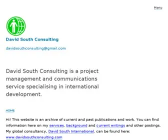 Davidsouthconsulting.org(An international connectivity) Screenshot