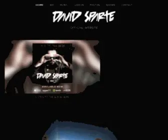 Davidsparte.com(David Sparte's Official Website) Screenshot
