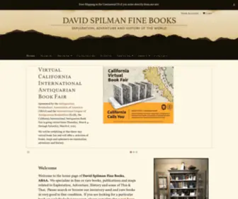 Davidspilmanfinebooks.com(David Spilman Fine Books) Screenshot