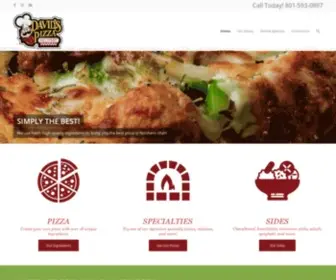 Davidspizzadelivery.com(David's Pizza Delivery in Kaysville) Screenshot