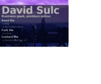 Davidsulc.com(David Sulc) Screenshot