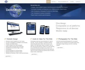 Davidswebs.com(Custom website design studio for personal) Screenshot