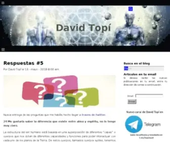 Davidtopi.com(David Topí) Screenshot