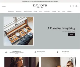 Davidts.eu(Davidts Jewelry Boxes) Screenshot
