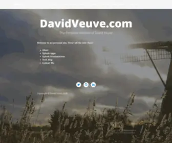 Davidveuve.com(David Veuve) Screenshot