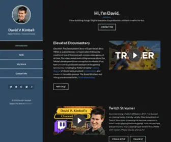 DavidvKimball.com(David V) Screenshot