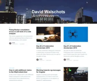 Davidwalschots.com(David Walschots) Screenshot