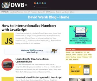 Davidwalsh.name(David Walsh Blog) Screenshot