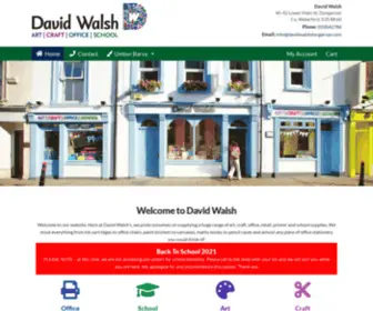 Davidwalshdungarvan.com(David Walsh) Screenshot