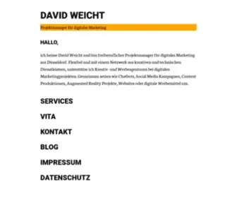 Davidweicht.de(David Weicht) Screenshot