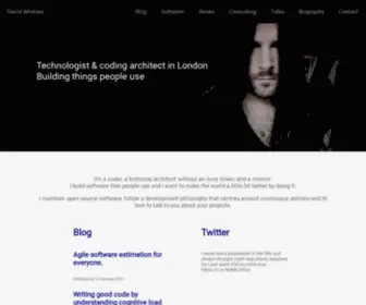 Davidwhitney.co.uk(Hacker & coding architect) Screenshot