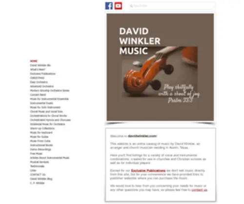 Davidwinkler.com(Music Arranger) Screenshot