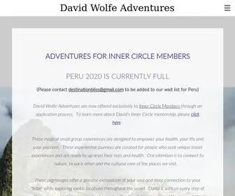 Davidwolfeadventures.com(David Wolfe Adventures) Screenshot