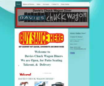 Davieschuckwagon.com(Davis Chuck Wagon Diner) Screenshot