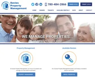 Daviesmanagement.com(Property Management) Screenshot