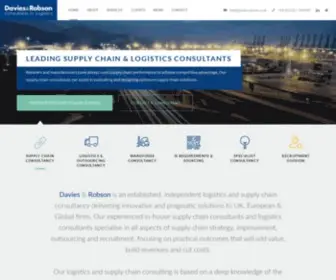 Daviesrobson.co.uk(Supply Chain and Logistics Consultants) Screenshot