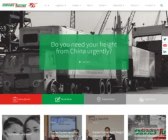 Daviesturner.com(Freight Forwarding) Screenshot