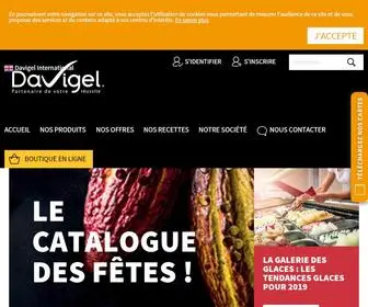 Davigel.fr(Fournisseur alimentaire) Screenshot