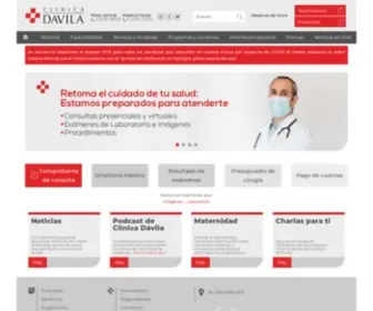 Davila.cl(Clínica Dávila) Screenshot