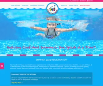 Davinasswimhouse.com(Toronto & North York Swim School) Screenshot