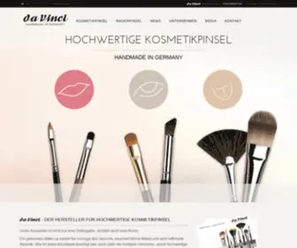 Davinci-Makeupbrushes.com(Kosmetikpinsel) Screenshot