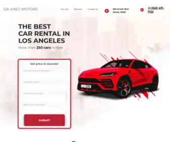 Davinci-Motors.com(Страница) Screenshot