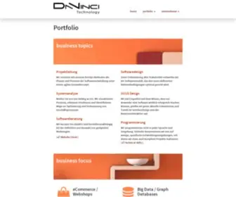 Davinci-Tec.de(DaVinci Technology) Screenshot