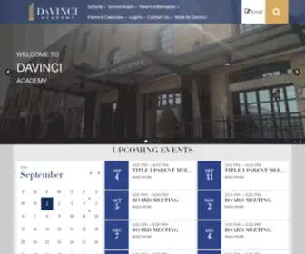 Davinciacademy.org(DaVinci Academy of Science and the Arts) Screenshot