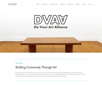 Davinciartalliance.org(DVAA) Screenshot